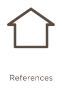 Icon of a house with the text references below
