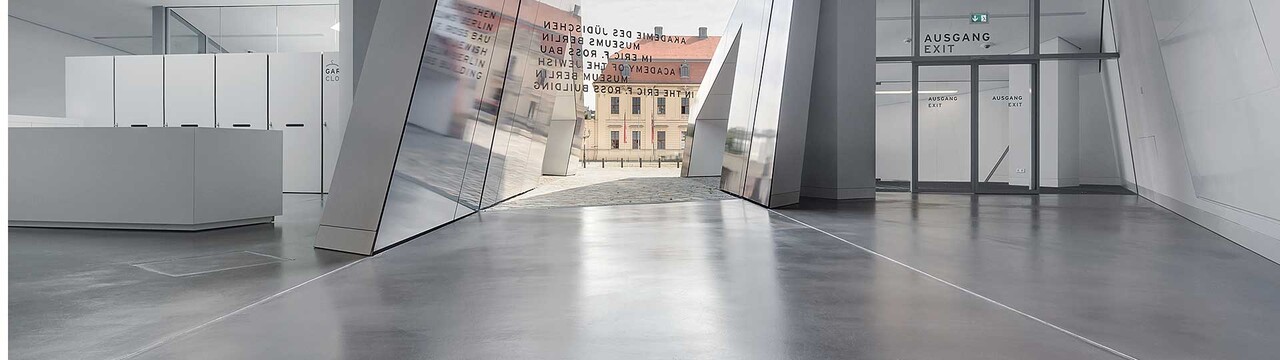 Bodenverlegung Ansicht des Bodens im Jüdischen Museum in Berlin