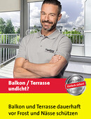 Balkon/Terrasse undicht?