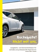 Buckelpiste - nicht mit uns! Ausgleichs- und Dünnschichtbeton für schnelle und professionelle Reparaturen