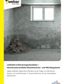Checkliste Hochwasser Bautenschutz Checkliste Hochwasser Bautenschutz