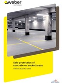 Safe protection of concrete on socket areas - Superflex OS 5b