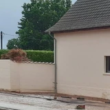 Wiederaufbau Putz Außenwand