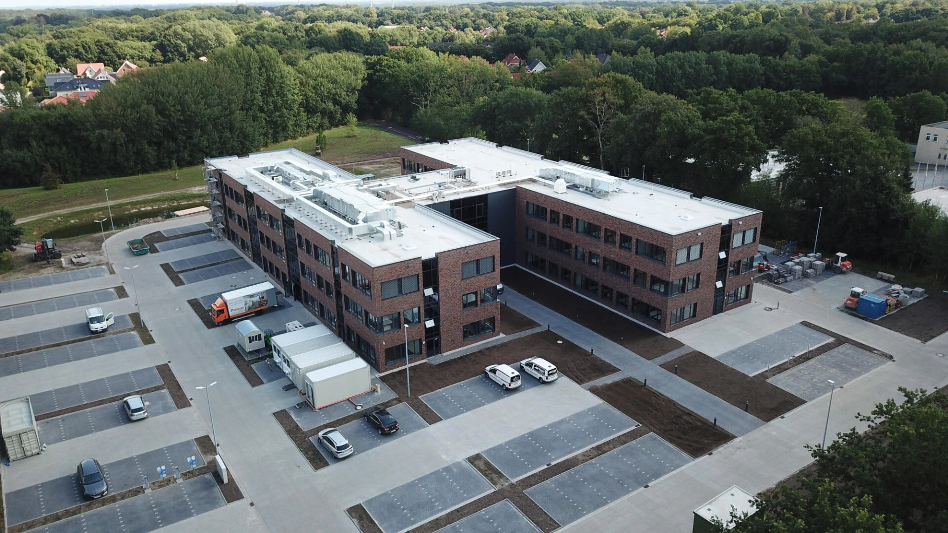 NWZ Gebäude aus der Vogelperspektive