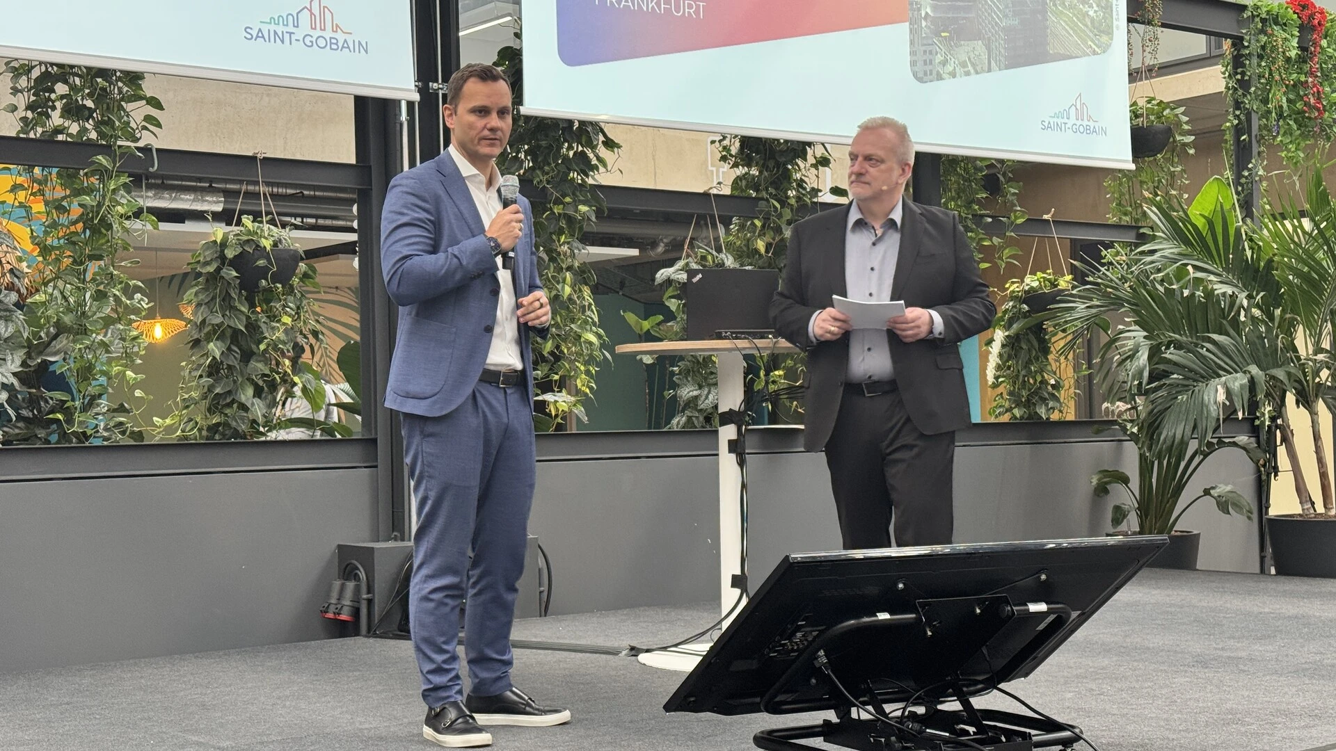 Christian Bako, CEO Saint-Gobain Deutschland & Österreich, begrüßte an beiden Veranstaltungstagen die Teilnehmenden. 