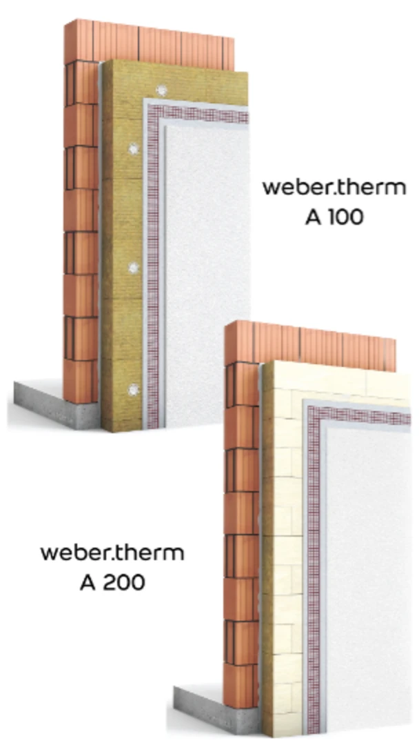 WDVS Dämmung: weber.therm A 100 & weber.therm A 200