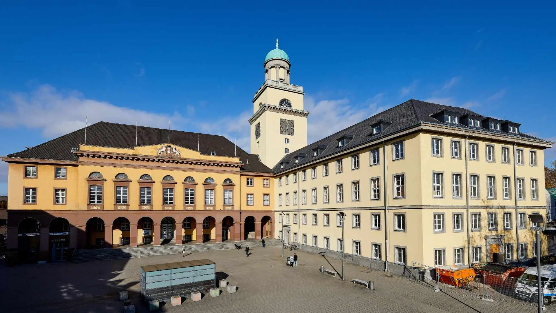 Gesamtansicht auf das Rathaus Witten