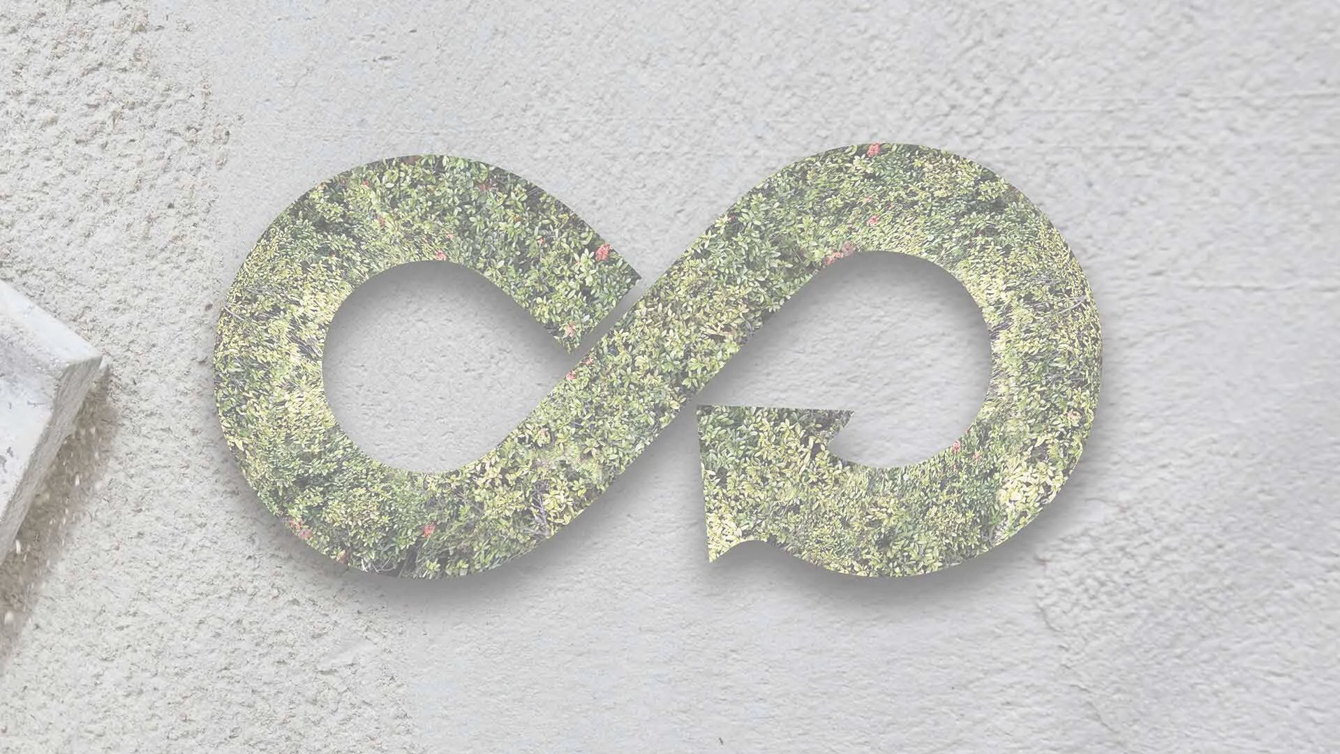grünes Infinity-Zeichen für unser nachhaltiges WDVS weber.therm circle