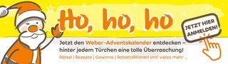 Zum Weber Online Adventskalender Weber Online Adventskalender