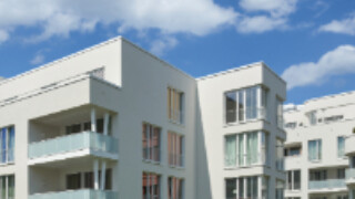 Leitmotiv Fassade-Wand Häusergruppe als Leitmotiv in Thumbnail Format