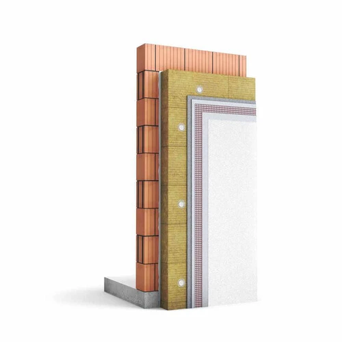 Systemgrafik des weber.therm Dickputz WDVS