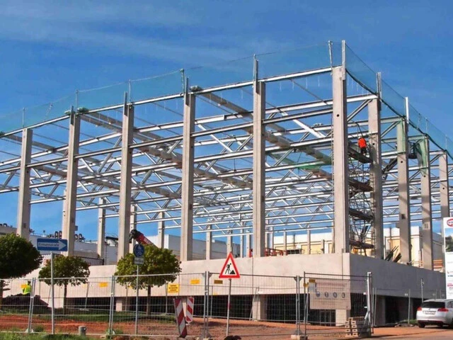 Ansicht der Baustelle von Dr. Oetkers Pizzastraße