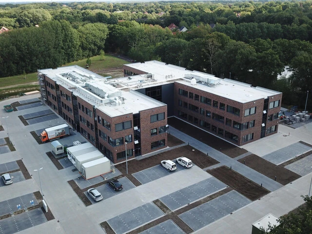 NWZ Gebäude aus der Vogelperspektive