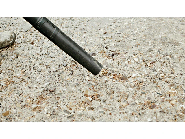 Fläche absaugen
