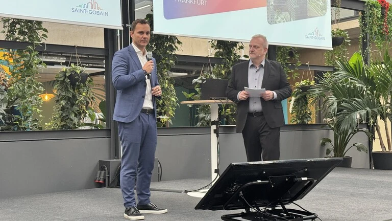 Christian Bako, CEO Saint-Gobain Deutschland & Österreich, begrüßte an beiden Veranstaltungstagen die Teilnehmenden. 