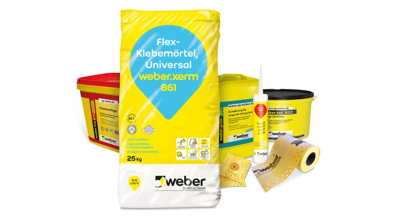 System weber.xerm 861 mit Dichtmanschette